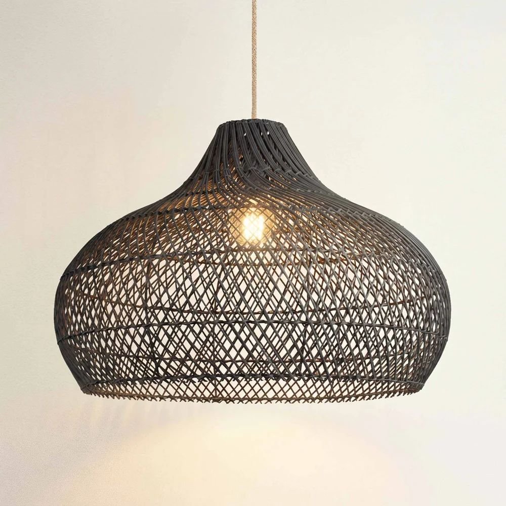 Latigo Rattan Pendant Light