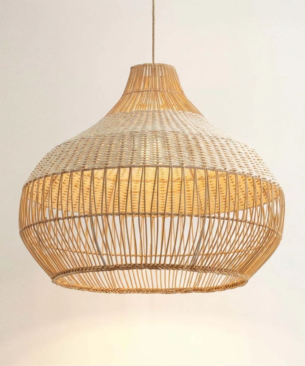 Beatrice Rattan Pendant Light