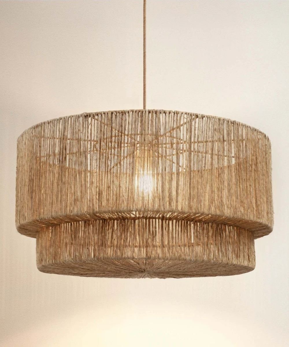Luminous Rattan Pendant Light