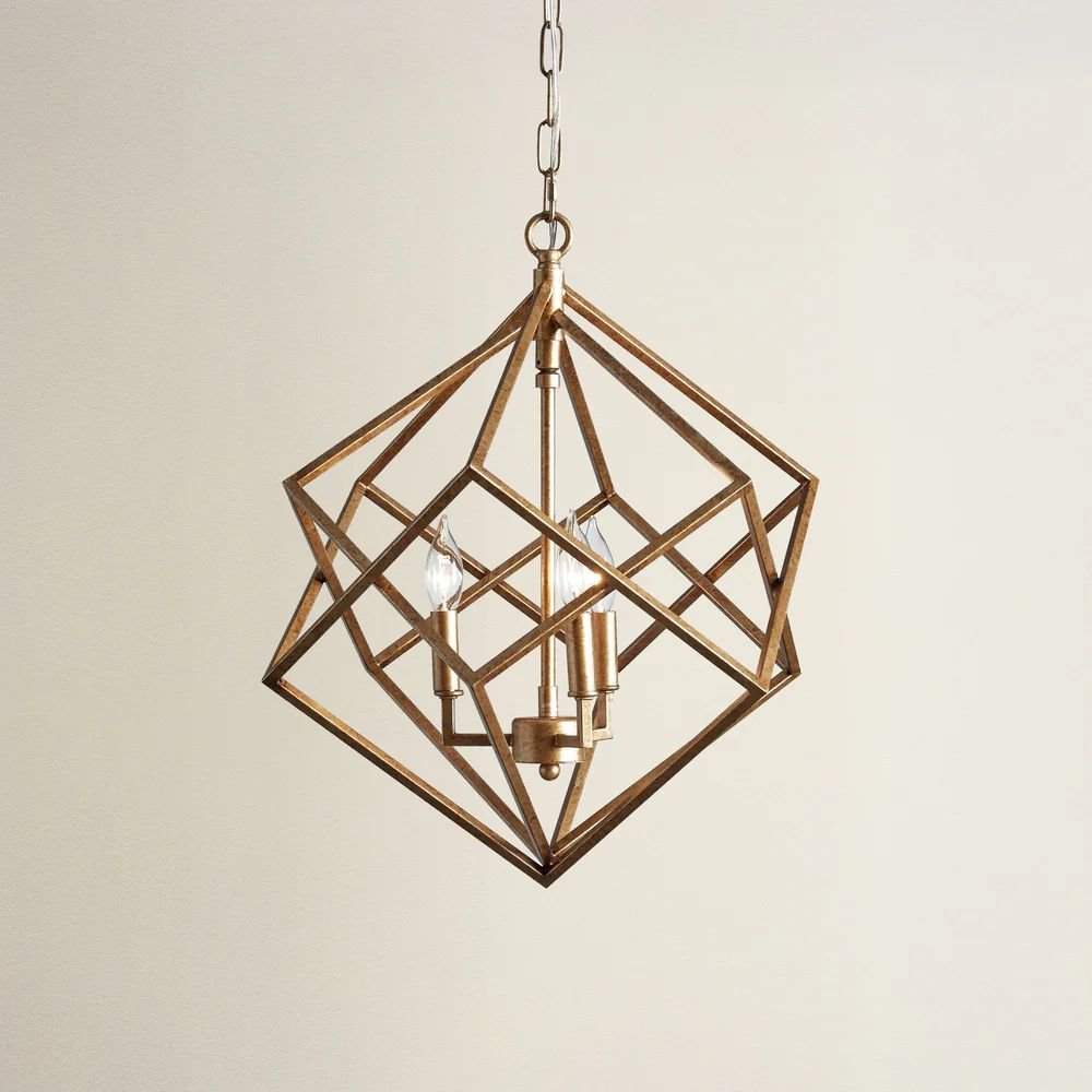 Linea Brass Pendant Light
