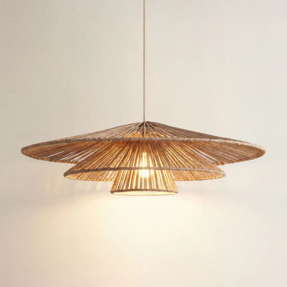 Outdoor Sammie Tier Rattan Pendant Light