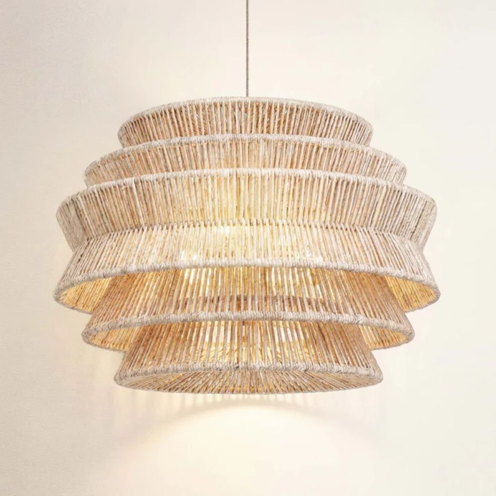 Outdoor Veronica Rattan Pendant Light