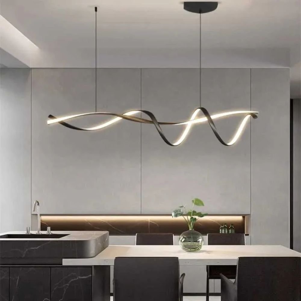 NEO Gleam Matte Black LED Pendant