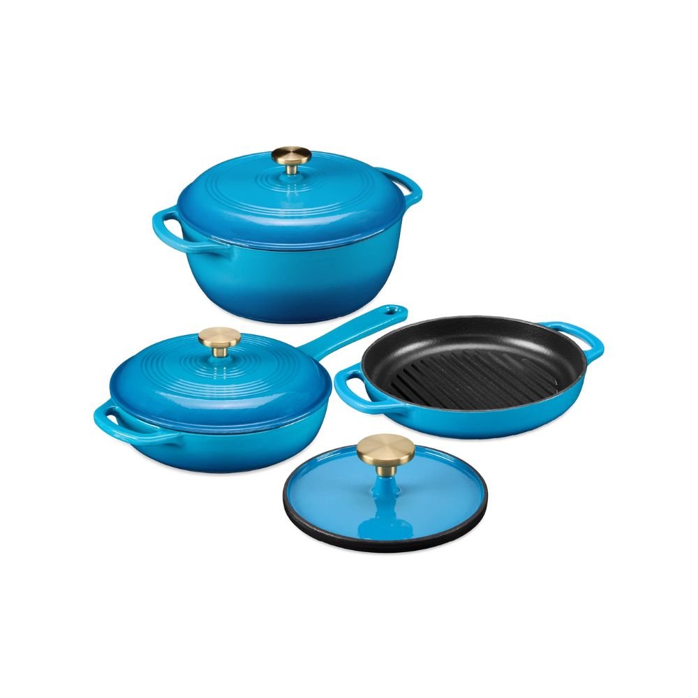 Non-Stick Cast Iron Cookware Set 6 Pieces