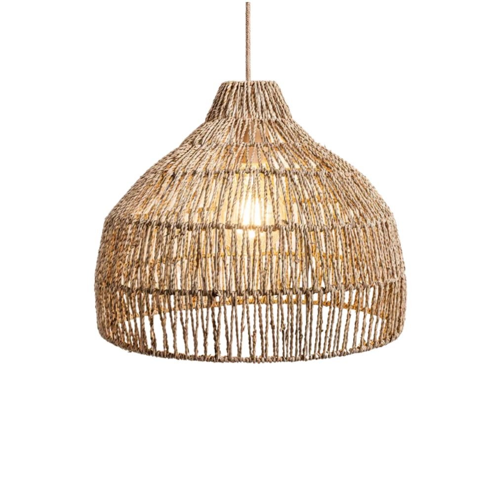 Dreamy Palm Fibers Pendant Light by Rowabi