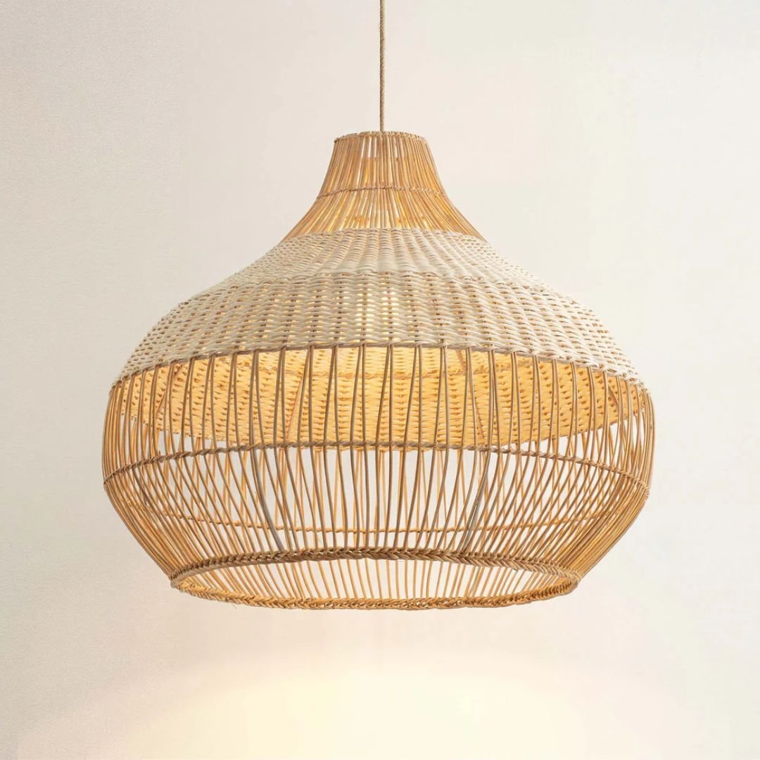 Beatrice Rattan Pendant Light by Rowabi